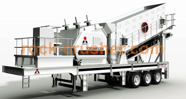 portable rock crusher design