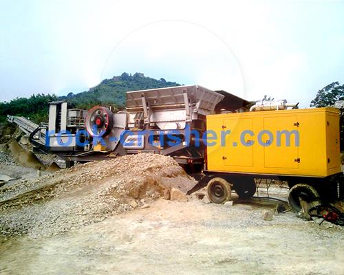 high quality used jaw mobile crusher