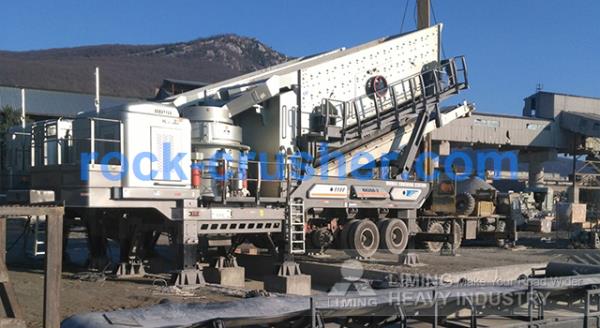 used aggregate crusher plant entire unit