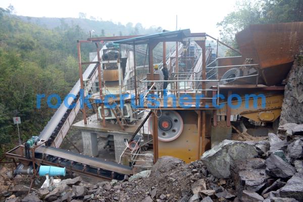 Used jaw and cone stone crusher in quarry from Japan