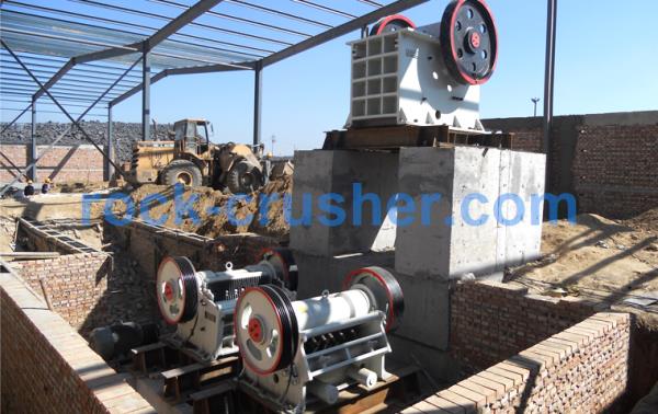 installation of stone crusher machinery