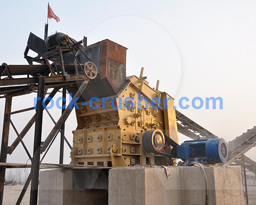 loading hopper for rock crusher