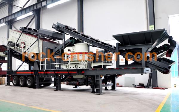 portable rock and sand crusher