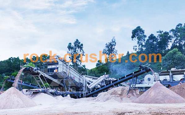 portable rock crushing