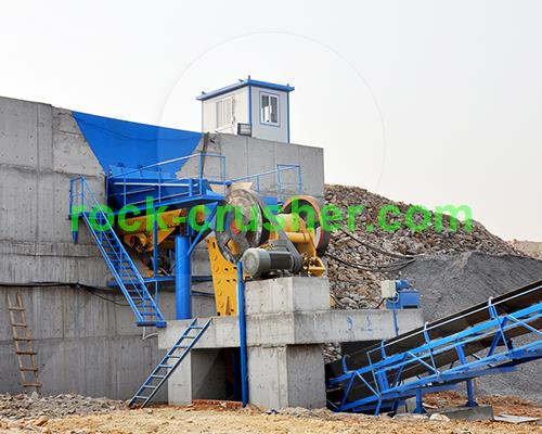 equipment for crushing waste rock