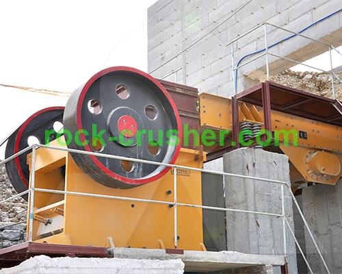 copper ore separated rock