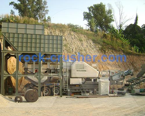 used portable rock crusher can