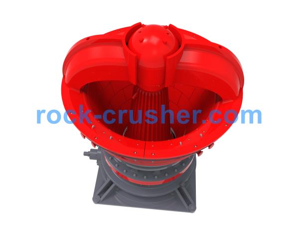 gyratory rock crusher components