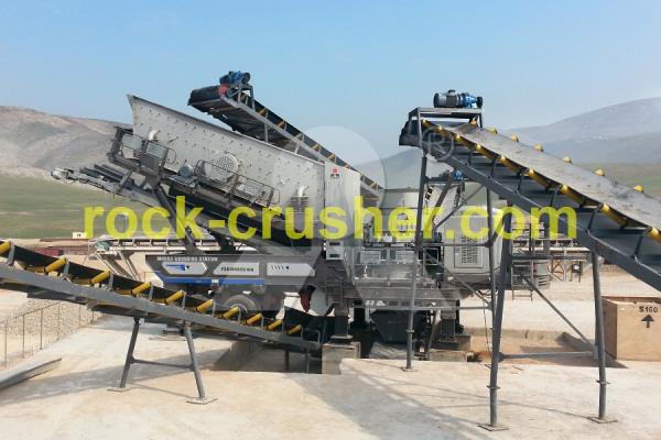 portable rock crusher gold minning
