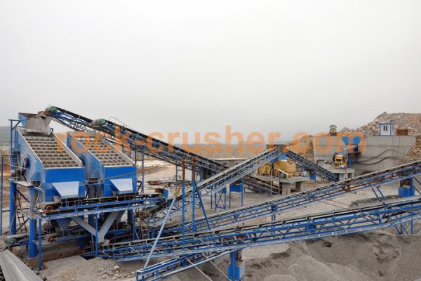 conveyor systems for rock crushers