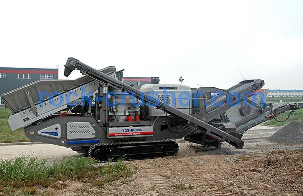 portable rock crusher mechanism