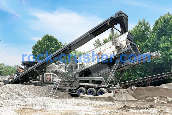 portable rock and concrete crusher