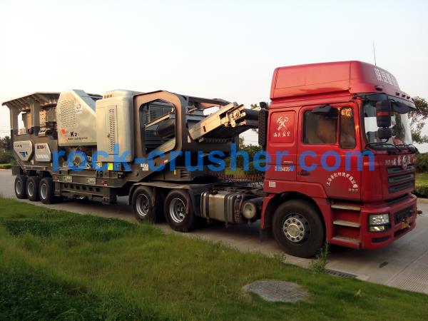 mobile rock crusher machines
